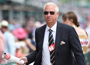 Trainer Todd Pletcher at Churchill Downs, KY 5.7.2016