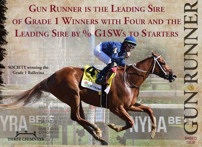 Three Chimneys (Gun Runner) 9-8-24